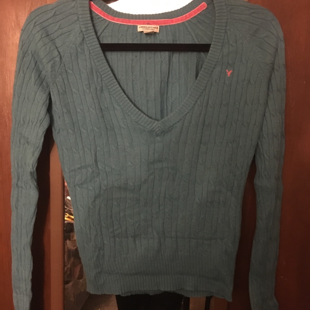 NWOT American eagle preppy knit sweater